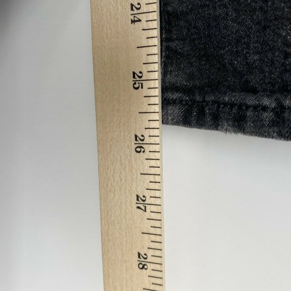 Madewell The Curvy Perfect Vintage Jeans Sz 31 High Rise Stretch Crop Denim Gray - Picture 12 of 12